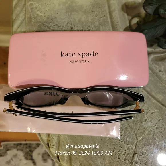 Kate Spade Jalena Cat Eye Leopard Print Sunglasses Designer  display picture 1